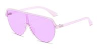 Casual Color Block Pc Toad Glasses Full Frame Women's Sunglasses sku image 7