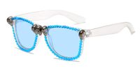 IG Style Color Block Ac Toad Glasses Full Frame Women's Sunglasses sku image 4