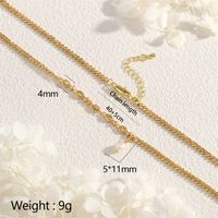 Stainless Steel Copper 18K Gold Plated IG Style Fish Necklace main image 2