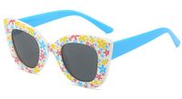 Cute Ditsy Floral Pc Square Full Frame Kids Sunglasses sku image 4