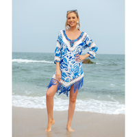 Women's Color Block Beach Simple Style Cover Ups main image 1