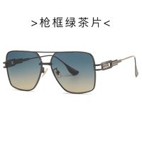 Basic Solid Color Pc Square Full Frame Men's Sunglasses sku image 6