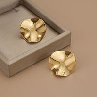 1 Pair Simple Style Heart Shape Polishing Plating Stainless Steel 18K Gold Plated Ear Studs main image 5