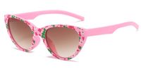 Sweet Ditsy Floral Pc Cat Eye Full Frame Kids Sunglasses sku image 1