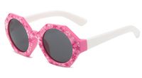 Cute Sweet Ditsy Floral Pc Round Frame Full Frame Kids Sunglasses sku image 3