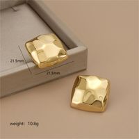 1 Pair Simple Style Heart Shape Polishing Plating Stainless Steel 18K Gold Plated Ear Studs sku image 2