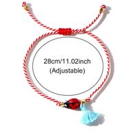 Simple Style Insect Cotton Glass Copper Plating Braid Unisex Drawstring Bracelets main image 2