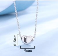Sterling Silver Simple Style Geometric Plating Pendant Necklace main image 2