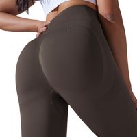 Modern Style Simple Style Solid Color Nylon Cotton Blend Active Bottoms Leggings main image 4
