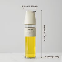 Classic Style Multicolor Stainless Steel Glass Silica Gel Lecythus Seasoning Bottle 1 Piece main image 7