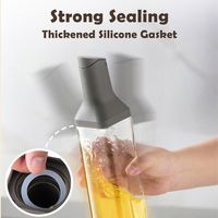Classic Style Multicolor Stainless Steel Glass Silica Gel Lecythus Seasoning Bottle 1 Piece main image 4