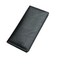 Men's Solid Color Pu Leather Flip Cover Wallets main image 5