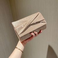 Pu Leather Solid Color Clutches sku image 1