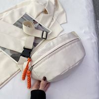 Women's Classic Style Color Block Oxford Cloth Waist Bags sku image 2