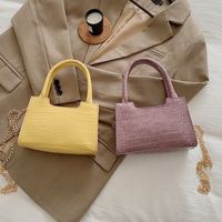 Women's Small Pu Leather Solid Color Preppy Style Classic Style Zipper Shoulder Bag main image 4