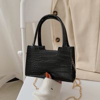Women's Small Pu Leather Solid Color Preppy Style Classic Style Zipper Shoulder Bag main image 2