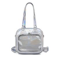Women's Medium Pu Leather Solid Color Vintage Style Classic Style Zipper Square Bag sku image 4