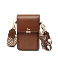 Women's Pu Leather Solid Color Classic Style Magnetic Buckle Phone Wallets sku image 2