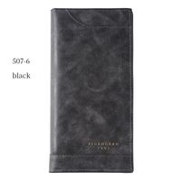 Men's Solid Color Pu Leather Flip Cover Long Wallets sku image 4