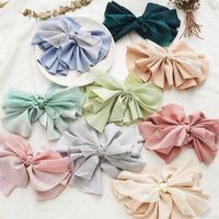 Women's IG Style Sweet Bow Knot Cloth Hair Clip main image 6