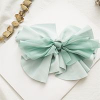 Women's IG Style Sweet Bow Knot Cloth Hair Clip sku image 6