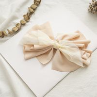 Women's IG Style Sweet Bow Knot Cloth Hair Clip sku image 7