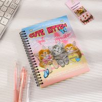 1 Piece Cartoon Letter Cat Class Learning Graduation Paper Cute Notebook sku image 3