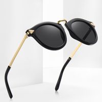 IG Style Streetwear Solid Color Pc Round Frame Full Frame Women's Sunglasses main image 1