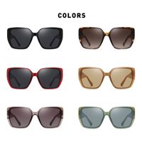 Elegant Simple Style V Shape Pc Square Full Frame Women's Sunglasses main image 4