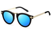 IG Style Streetwear Solid Color Pc Round Frame Full Frame Women's Sunglasses sku image 1