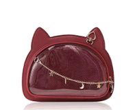 Women's Medium Pu Leather Solid Color Vintage Style Classic Style Zipper Shoulder Bag sku image 3