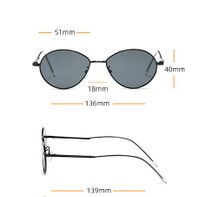 IG Style Solid Color Pc Round Frame Full Frame Women's Sunglasses main image 2