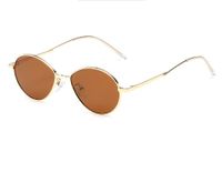 IG Style Solid Color Pc Round Frame Full Frame Women's Sunglasses sku image 1