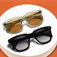 Simple Style Gradient Color Nylon Round Frame Full Frame Women's Sunglasses main image 1