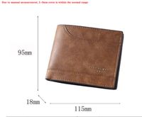 Men's Solid Color Pu Leather Flip Cover Long Wallets main image 2