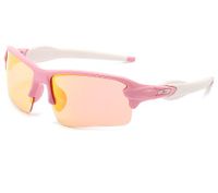 Hip-Hop Color Block Pc Special-Shaped Mirror Half Frame Sports Sunglasses sku image 7