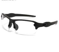 Hip-Hop Color Block Pc Special-Shaped Mirror Half Frame Sports Sunglasses sku image 1
