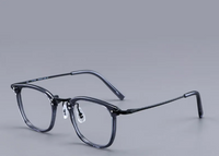 أسلوب بسيط اللون الصامد مادة صمغية مربع اطار كامل النظارات البصرية sku image 5