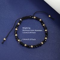 Wholesale Jewelry XUPING Simple Style Geometric Star Heart Shape 304 Stainless Steel Beaded Artificial Gemstones 18K Gold Plated Beaded Inlay Bracelets main image 3