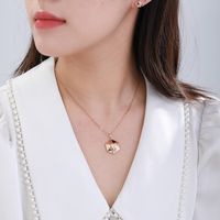 Glam XUPING Simple Style Geometric Alloy Copper Alloy Inlay Artificial Gemstones 18K Gold Plated Women's Earrings Necklace main image 9