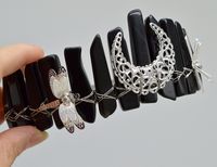Women's Simple Style Commute Color Block Alloy Inlay Natural Stone Gem Crystal Crown sku image 12