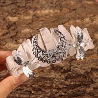 Women's Simple Style Commute Color Block Alloy Inlay Natural Stone Gem Crystal Crown sku image 14