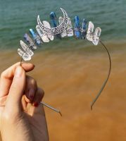 Frau Einfacher Stil Klassischer Stil Farbblock Legierung Inlay Naturstein Juwel Kristall Haarband sku image 4