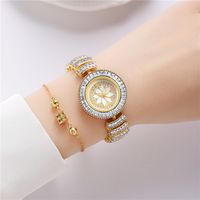 Casual Elegant Lotus Horseshoe Buckle Quartz Women's Watches main image 3