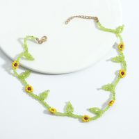 Simple Style Classic Style Flower Artificial Crystal Beaded Women's Bracelets Necklace main image 3