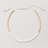 Simple Style Round Artificial Crystal Beaded Women's Bracelets sku image 2