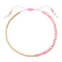 Simple Style Round Artificial Crystal Beaded Women's Bracelets sku image 3