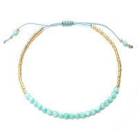 Simple Style Round Artificial Crystal Beaded Women's Bracelets sku image 6