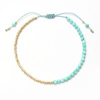 Simple Style Round Artificial Crystal Beaded Women's Bracelets sku image 5
