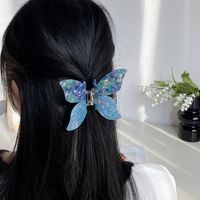 Women's Simple Style Classic Style Butterfly Acetic Acid Sheets Hair Claws main image 4